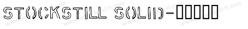 Stockstill Solid字体转换
